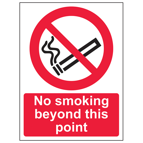 Official No Smoking Safety Sign Compliant For UK Workplaces