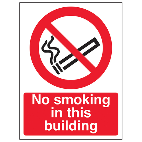 No Smoking Safety Sign Compliant EN ISO 7010 UK Businesses