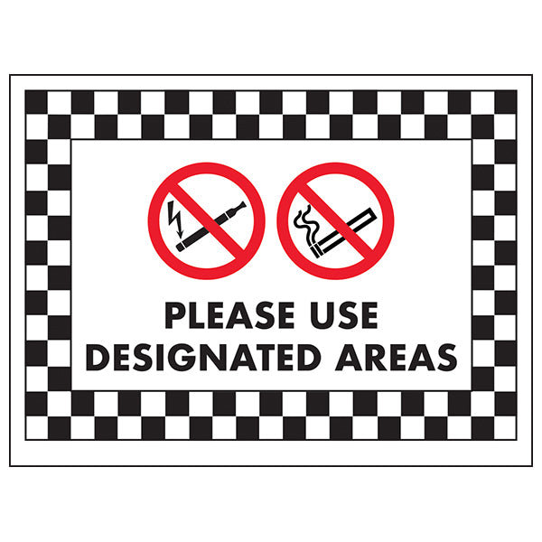 No Smoking Or Vaping Safety Sign UK Compliant Clear