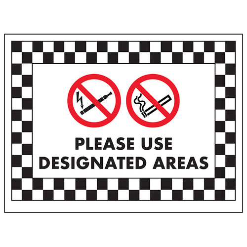 No Smoking Or Vaping Safety Sign UK Compliant Clear