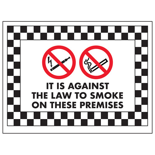 No Smoking Safety Sign Legal Compliant For UK Business