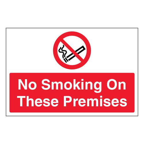 No Smoking Safety Sign Compliant Durable For UK Businesses