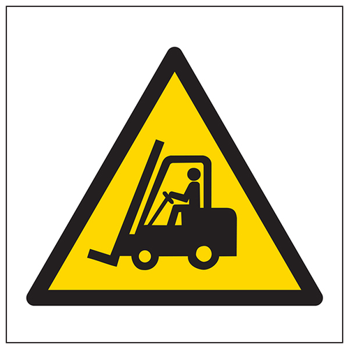 Forklift Trucks Safety Sign High Visibility For Worksites