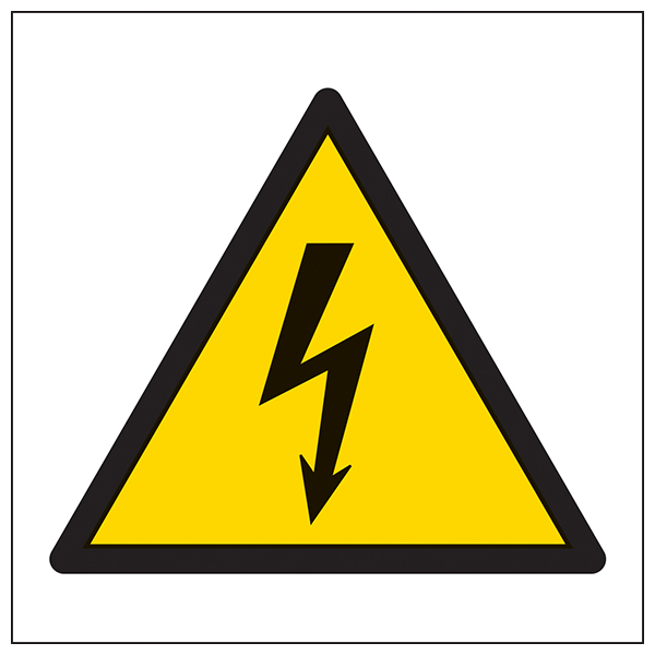 High Visibility Electric Hazard Safety Sign For Workplace