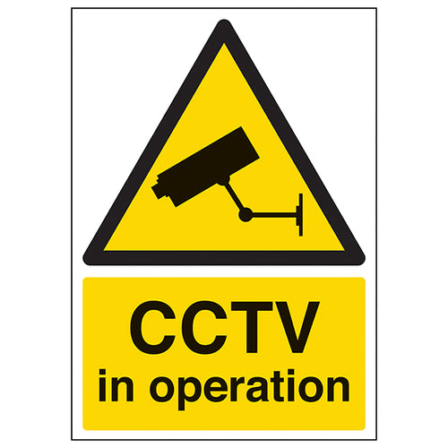 CCTV In Operation - A4