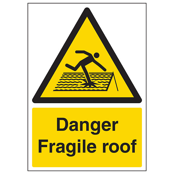Danger Fragile Roof - A4