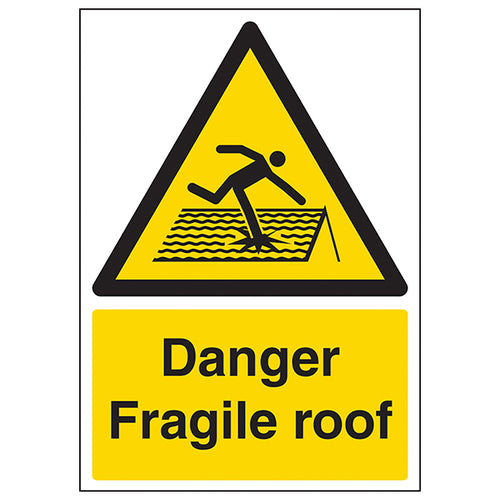 Danger Fragile Roof - A4