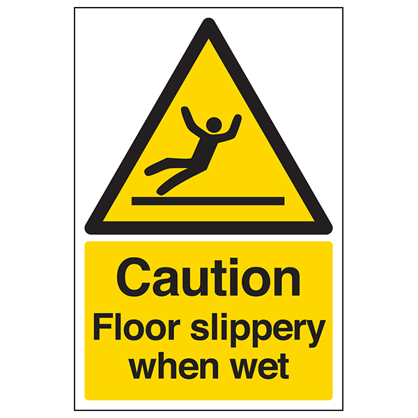 Wet Floor Safety Sign Durable High Visibility For Hotels