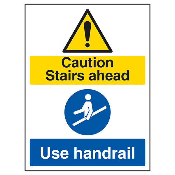 Stairs Safety Sign Caution Stairs Ahead Durable For Staff