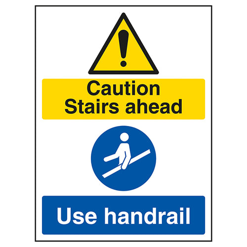 Stairs Safety Sign Caution Stairs Ahead Durable For Staff