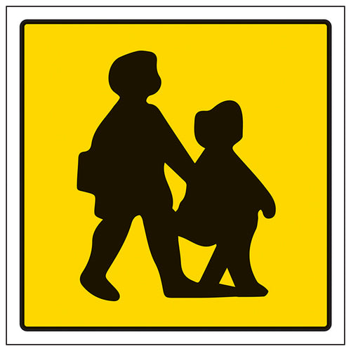 School Bus Safety Sign Durable Yellow Clear For Schools