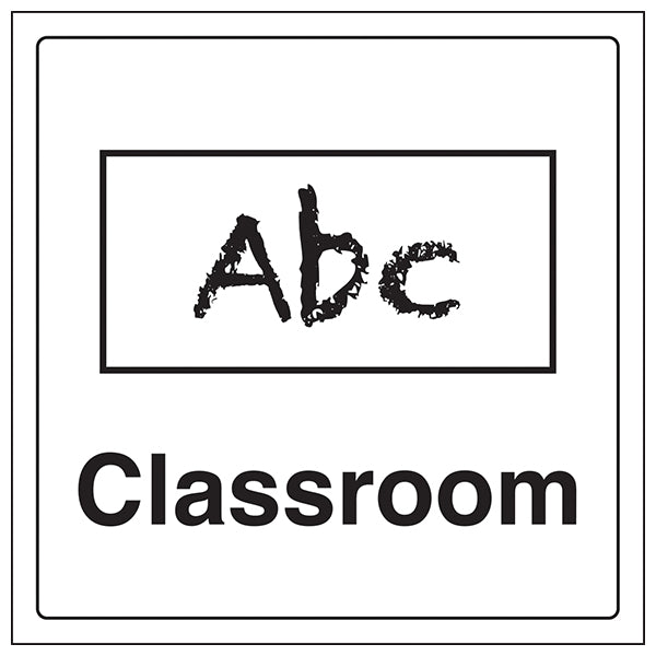 Classroom ABC Safety Sign Essential EN ISO 7010 For Schools