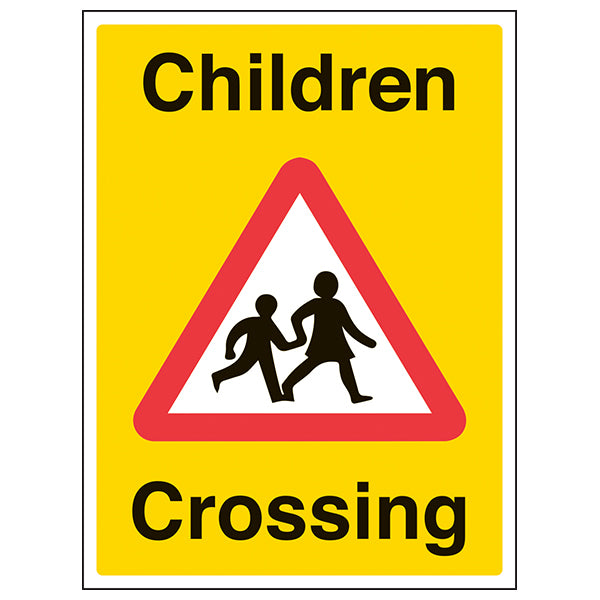 Children Crossing Safety Sign High Visibility For Schools