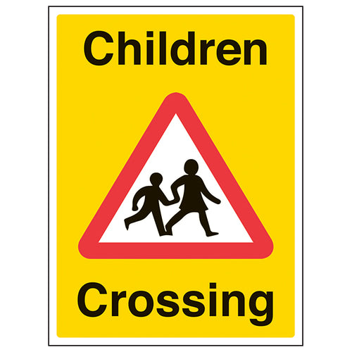 Children Crossing Safety Sign High Visibility For Schools