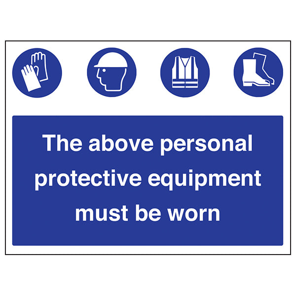 PPE Safety Sign Essential Compliance For Workplace Staff