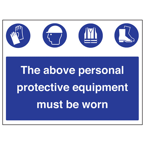 PPE Safety Sign Essential Compliance For Workplace Staff