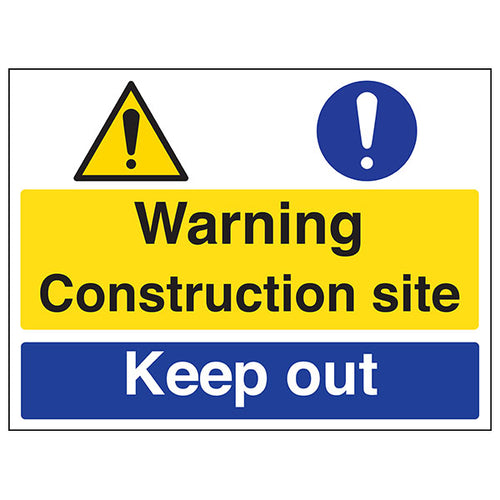 Construction Warning Safety Sign Essential For Contractors