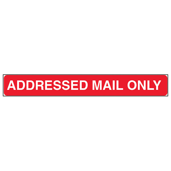 Letterbox Sticker Reduce Junk Mail Safety Sign Homeowners