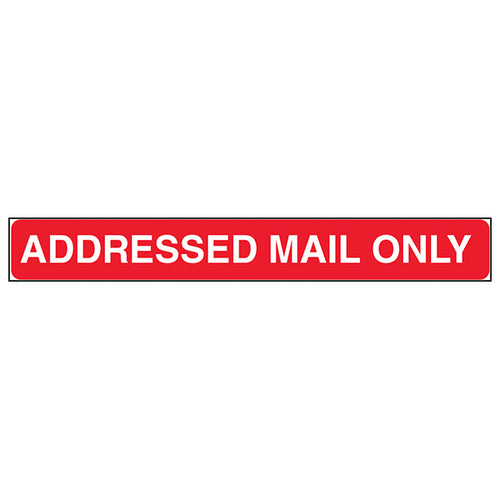 Letterbox Sticker Reduce Junk Mail Safety Sign Homeowners