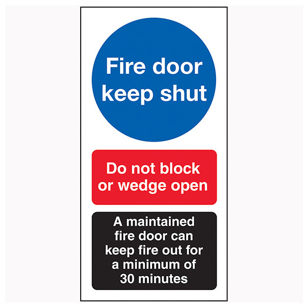 Fire Door Safety Sign Compliant Essential For Buildings