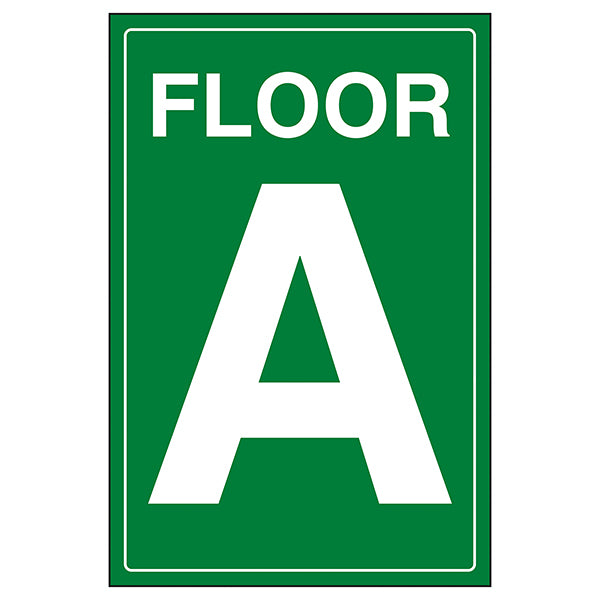 Floor A Safety Sign High Visibility Wayfinding For Offices