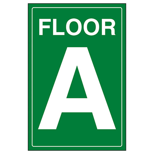 Floor A Safety Sign High Visibility Wayfinding For Offices