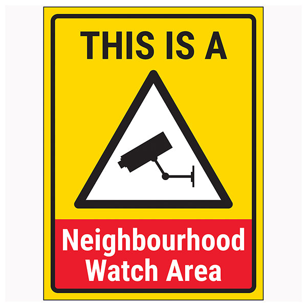 Neighbourhood Watch Safety Sign Protects Homeowners Now