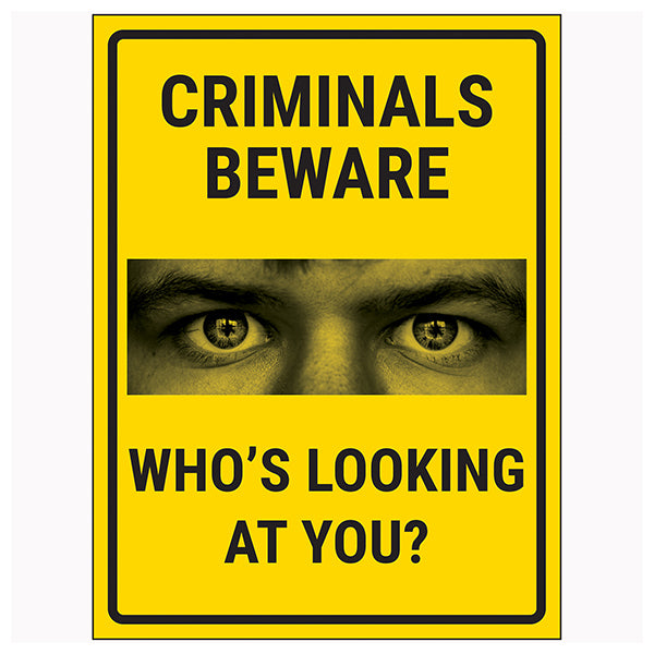 Neighbourhood Watch Safety Sign Deter Criminals Homeowner