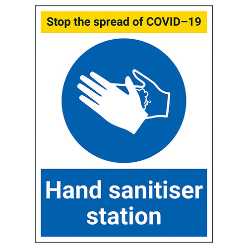 Hand Sanitiser Station Safety Sign Essential Workplace