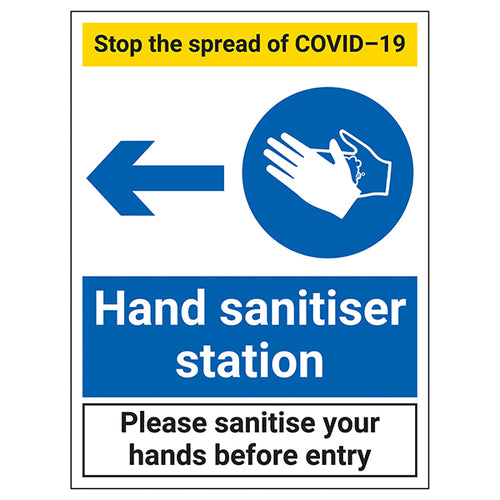 Hand Sanitiser Station Safety Sign Essential For Workplaces