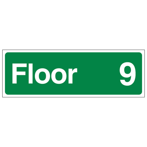 Floor 9 Fire Safety Sign Compliance Essential For Residences