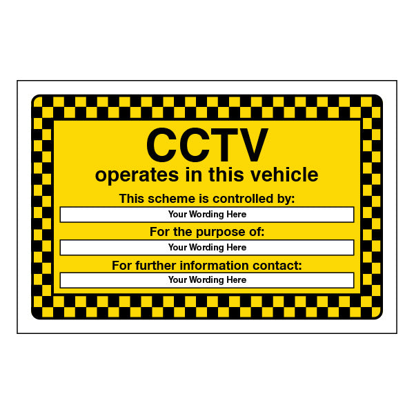 Clear CCTV Operates In This Vehicle Safety Sign Fleets