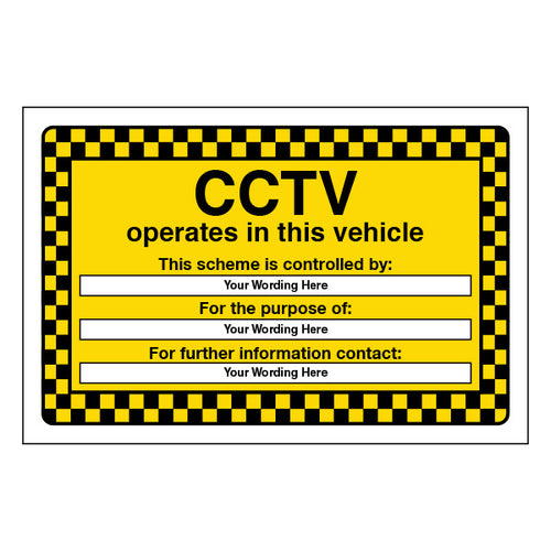 Clear CCTV Operates In This Vehicle Safety Sign Fleets