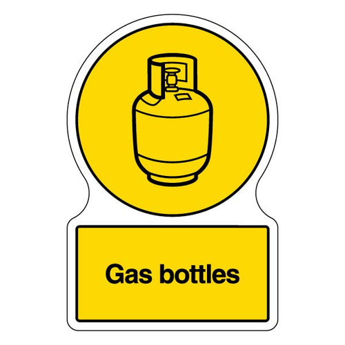 WRAP Gas Bottles Safety Sign Compliant For Schools 2025