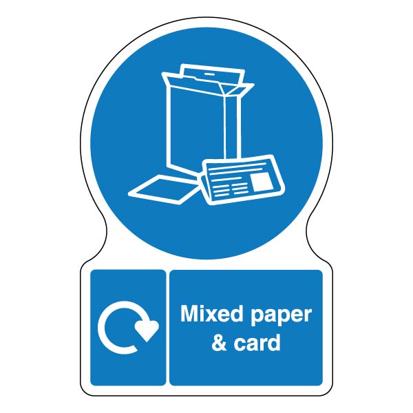 WRAP Mixed Paper Safety Sign Compliant Schools Businesses