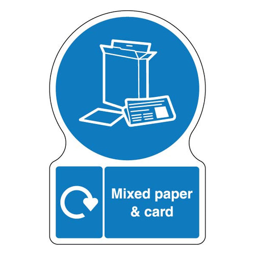 WRAP Mixed Paper Safety Sign Compliant Schools Businesses