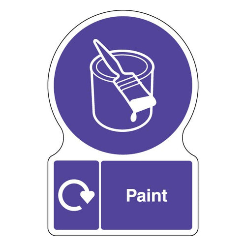 WRAP Shaped Paint Safety Sign Compliant Schools Businesses