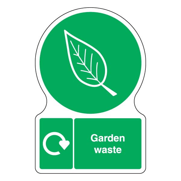 WRAP Garden Waste Safety Sign Compliant For Schools