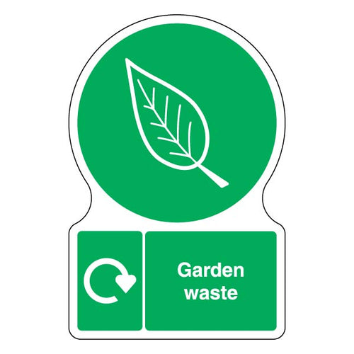 WRAP Garden Waste Safety Sign Compliant For Schools