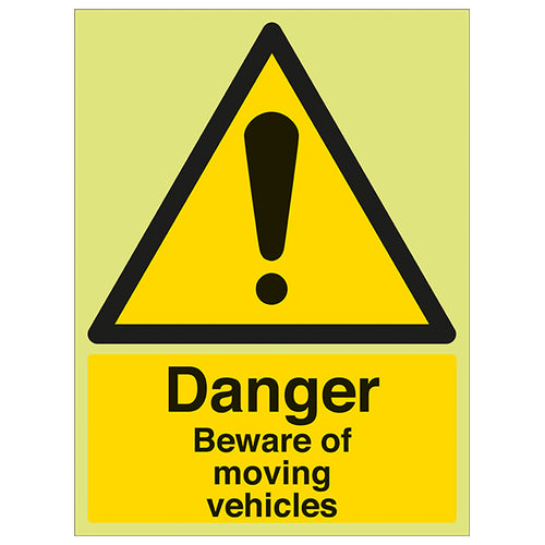 GITD Beware Of Moving Vehicles Safety Sign For Site