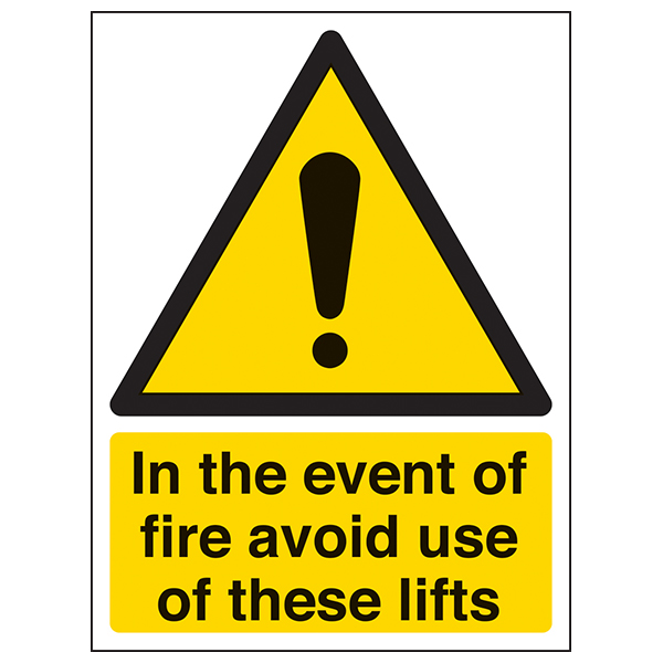 Fire Safety Sign Portrait EN ISO 7010 For Workplace Employer
