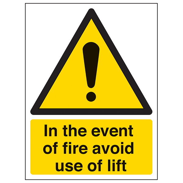 Fire Safety Sign Compliant EN ISO 7010 For Workplace