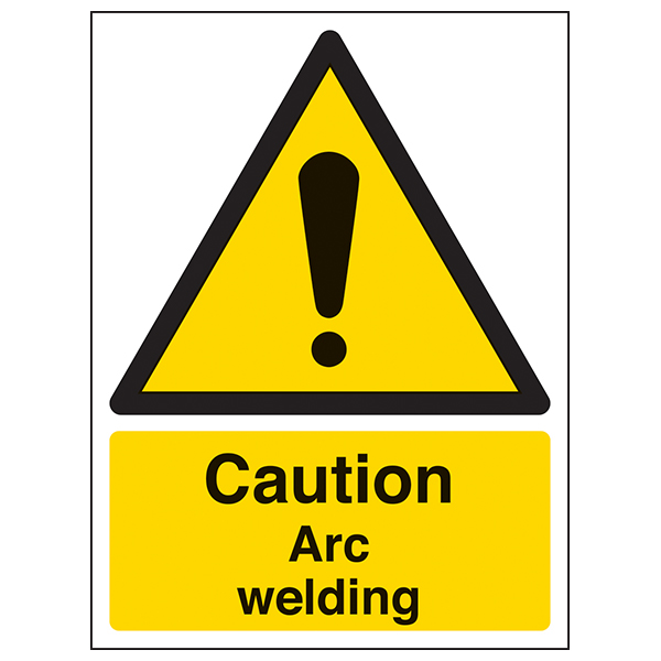 Arc Welding Safety Sign High Visibility Compliant Workplace