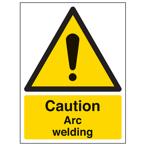 Arc Welding Safety Sign High Visibility Compliant Workplace