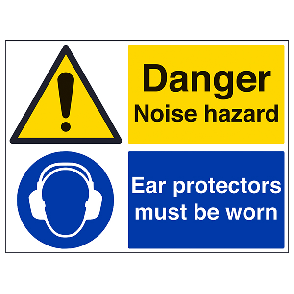 Noise Hazard Safety Sign Compliant Essential For Workers