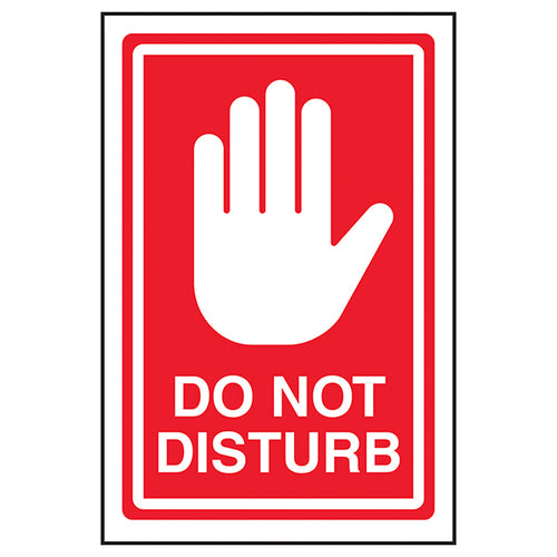 Do Not Disturb Safety Sign Essential Noise Control Office