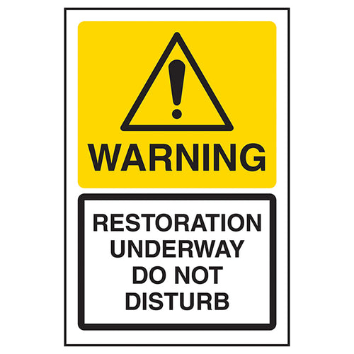 Do Not Disturb Safety Sign Quiet Restoration For Staff