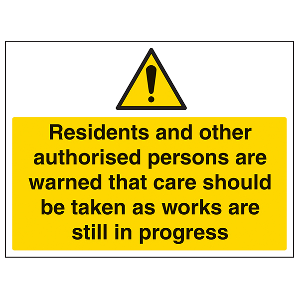 Demolition Hazard Safety Sign Large Landscape For Sites