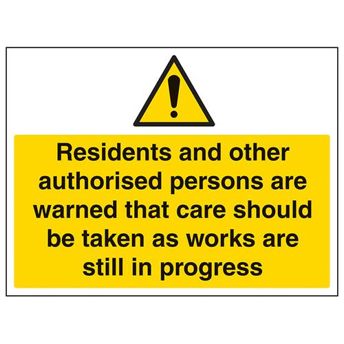 Demolition Hazard Safety Sign Large Landscape For Sites