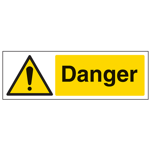 Danger Safety Sign For Workplace Compliance High Visibility
